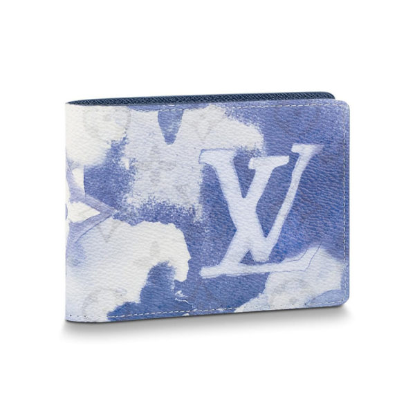 The Luxe Culture – Louis Vuitton Watercolor Blue Multiple Wallet